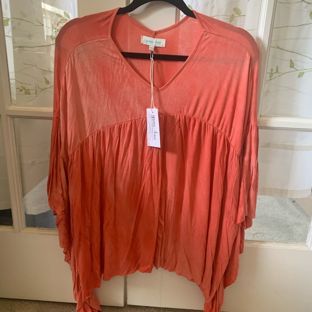 Grace and Lace Born Free Boho Top